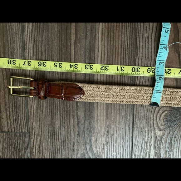 Men's Tan and Brown Belt - Picture 3 of 5